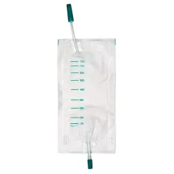 DCT Urine been zak, niet-steriel 750 ml, 30 cm buis, side instroom